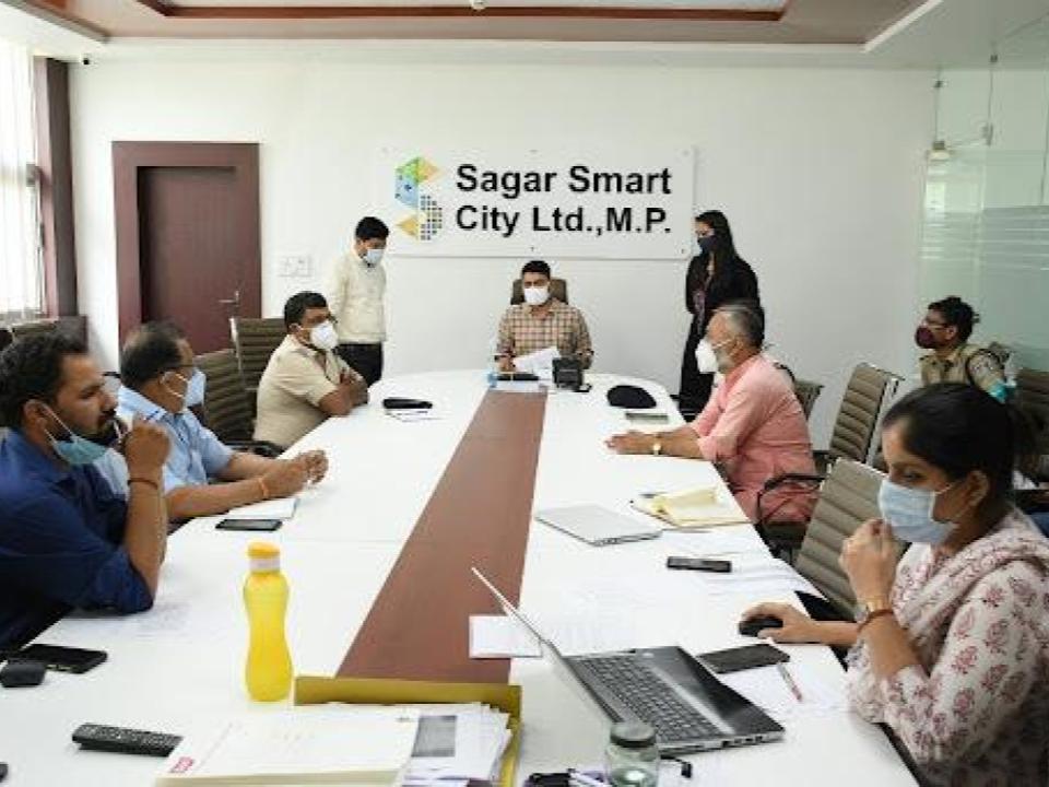 Sagar Smart City hosting the T4A Task Force meeting